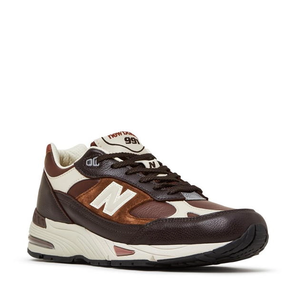New Balance 991 Low Trainer - Brown